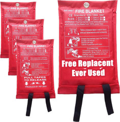 Emergency Fire Blanket for Home and Kitchen, 5 Size for Choice, 1 Pack Fire Blan