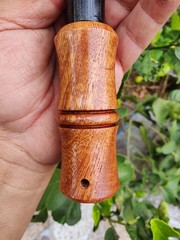 (20 mm) 13/16″ x 5 » ferrocerium rod exotic wood handle | Ferro rod | mischmetal