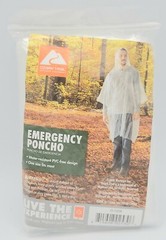 Emergency Water Resistant Rain Poncho – 5 Individual Packs