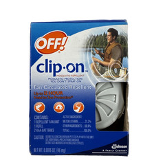 NOS 2010 OFF! Clip-On Mosquito Repellent Fan Circulated Repellent READ