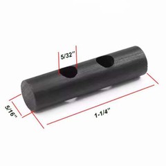 Micro Ferro Rod with Drilled Holes. Easy Carry Emergency Fire Starter Toggle