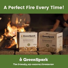 Firestarters Square 160 Pcs Natural Fire Starters for Grill Smoker Pizza Oven…