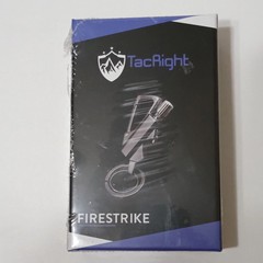 TacRight Firestrike Weatherproof Magnesium Steel Fire Starter Striker Black