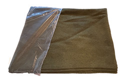 US Military Medical Style Wool Blanket 64×90 OD Green Army Navy Relief Replica