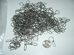 12 STAINLESS ZOMBIE CLIPS 125LB BUG OUT SURVIVAL BAG BACKPACK PREPPER EMERGENCY