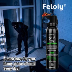 Feloiy 30 Feet BEAR Deterrent Repellent Spray 11 oz GLOW CAP CAMPING HIKING