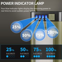Foldable Solar Camping Lamp 4-Leaf Design with Charging Capability