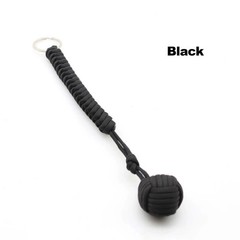 Paracord Monkey Fist Style Keychain Outdoor Hiking Accessory
