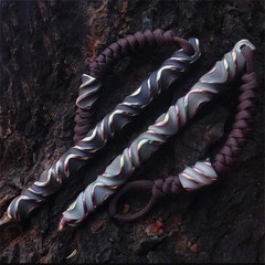 EDC Titanium Alloy Multi Tools Pry Bar Crowbar Bottle Opener Keychain Pendant