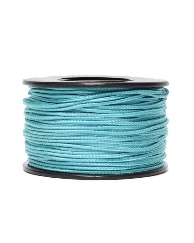 Micro Cord Carolina Blue 125 FT USA MADE & SELLER same day shipping