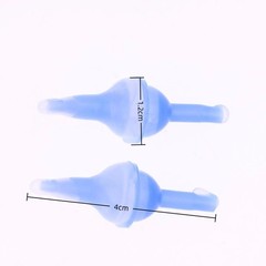 1Pair Inflatable Ear Plugs Reusable Noise-Reducing Earplugs For Sleep Swimming