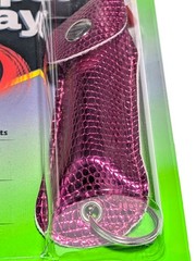 Cheetah Pepper Spray Max Strength Self Defense UV Dye 12ft Spray Pink Keychain