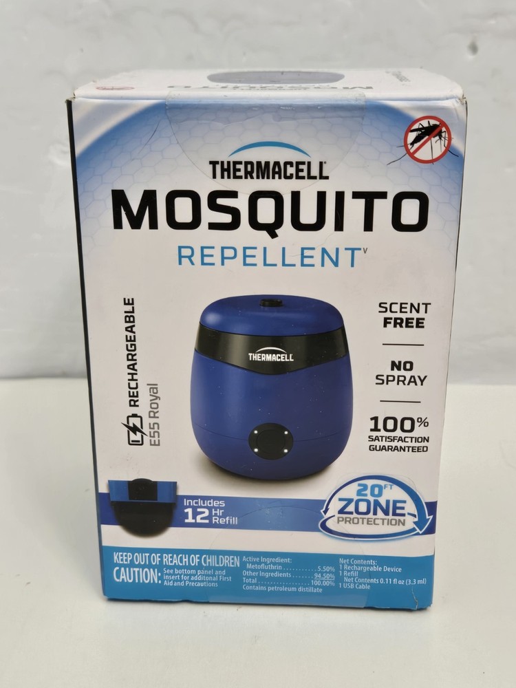 Thermacell Mosquito Repellent NEW Sealed Box 20ft Zone e-series