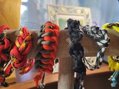 11 Piece Wholesale Bracelet Lot Handmade Paracord Macrame Bracelet Bundle