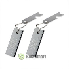 2 Packs Magnesium Block Flint Fire Starter Emergency Survival Camping