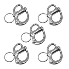 35mm Stainless Steel Fixed Snap Shackles with Quick Release Pin 316 Stainless