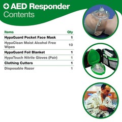 Safety First Aid Group AED Responder Kit Green