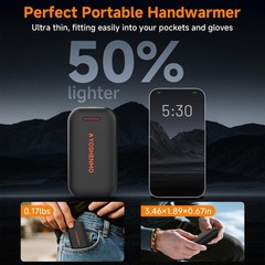 Hand Warmers Rechargeable, Electric Warmer 2 Pack, Black 2 Packs