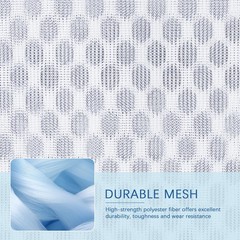 3Pcs Honeycomb Mesh Laundry Bags for Delicates, 12 x 16 12 X 16 Inches, Gray