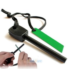 5X Survival Magnesium Flint Stone Fire Starter Emergency Lighter Kit For Camping