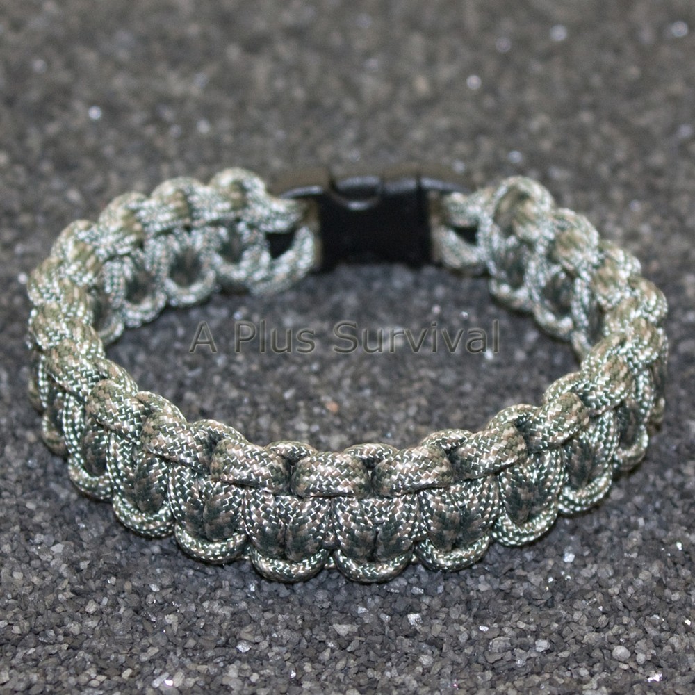 ACU Digital Camo #2 Type III Paracord Survival Rope Bracelet – Made in the USA