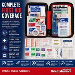 Luxury Emergency Kit: 4-Person, 3-Day Survival Backpack With Essential Supplies