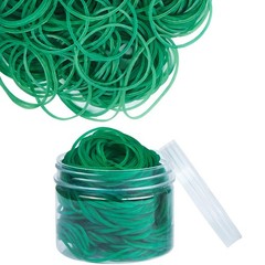 AMUU Rubber Bands 300pcs Green Small for Office 300PCS,