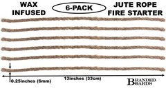 Bushcraft Survival Bugout Fire Starter Kits Ferro Rod Camp Knife Waxed Jute Rope