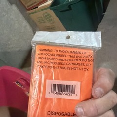 Coleman Disposable Emergency Rain Poncho Orange One Size Fits All – NOS