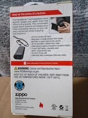 Zippo Heatbank 6 Rechargeable Hand Warmer & Power Bank USB Compatible – NEW