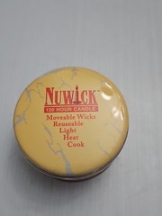 Nuwick 120 Hour Emergency Candle Moveable Wicks Reusable, Light, Heat & Cook