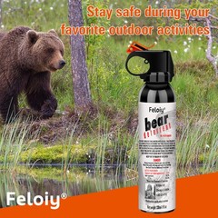 Feloiy Bear Spray Repellent Bear Deterrent 11oz NEW w/ Holster