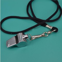 Football Soccer Sports Referee Metal Whistle Emergency Survival Kit with Lanyard
