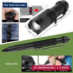 17-in-1 Survival Kit Emergency Gear Case for Camping Hiking Fishing Hunting