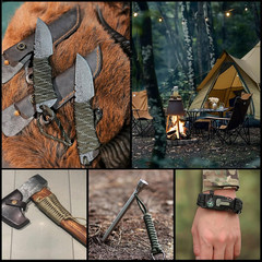 Survival Paracord 550 Fire Paracord Survivor Cord Nlyon Rope 10 Strands US