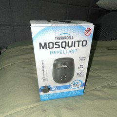 Thermacell E55 Rechargeable Mosquito Repellent, Scent Free, Graphite 20ft 12hr