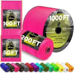 5/32″ Paracord Rope 1000 – 1000ft / 200ft / 100ft / 50ft – Tactical Parachute