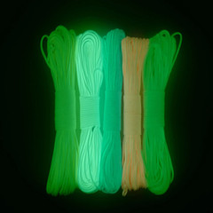 5/15/30m Luminous Rope 9 Strands 4mm Paracord Nylon 550 Cord Outdoors Equipment