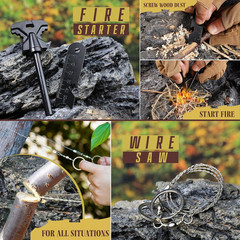 Gifts for Men Dad Husband Him Fathers Day, Survival Kit, Emergency Survival Gear