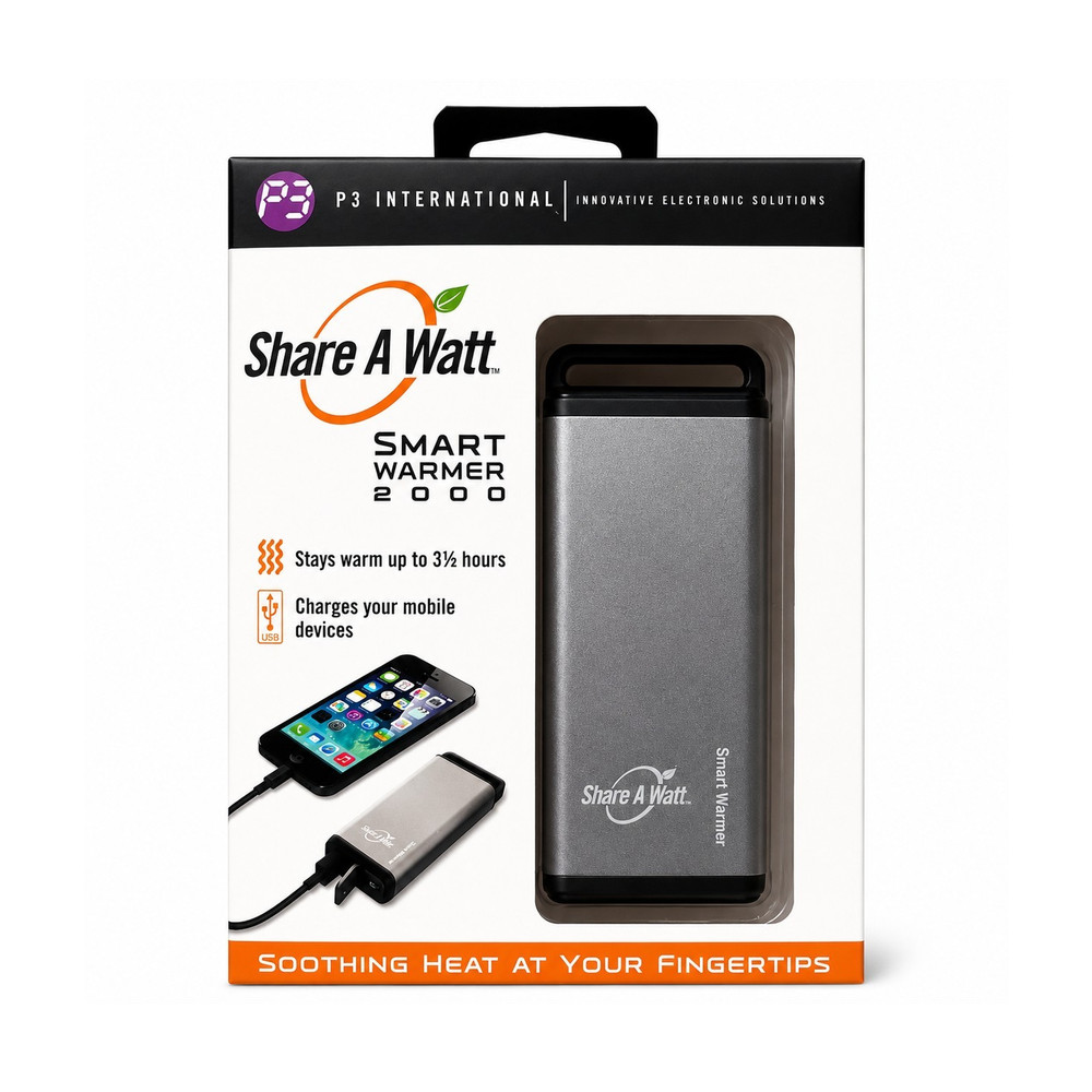 2-in-1 Rechargeable Hand Warmer & Portable Phone Charger