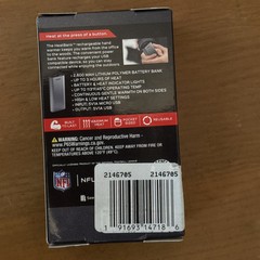 NFL Minnesota Vikings: HeatBank® 3 Rechargeable Hand Warmer Black 3 of Heat