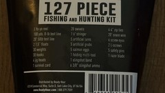 Ready Hour Fishing and Hunting Kit (127 pieces) Off Grid Tools Survival