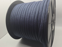 1/2» x 250 ft Navy Double Braid Nylon Rope Reel – Heavy Duty Marine & Camping
