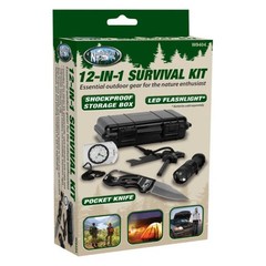 Performance Tool 12-in-1 Outdoor Survival Kit