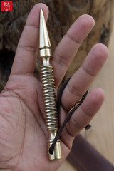 Brass Marlin Spike EDC Tool for Trekking Outdoor Enthusiasts Hiking and Sailor