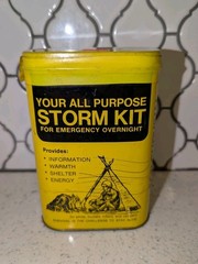 Tacoma Mountain Rescue All Purpose Storm Kit, never opened, sealed