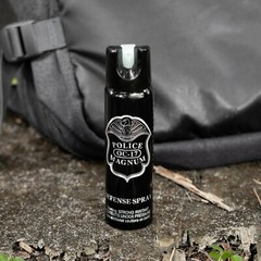 5 Police Magnum pepper spray 4oz GID Twist Lock Stream Safety Defense Security