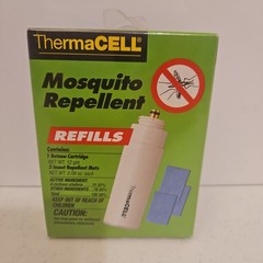 ThermaCell Mosquito Repellent Refills New Unopened Butane & 3 Repellent Mats