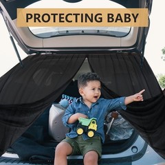 Breathable Tailgate Bug Screen with Magnetic Fasteners – Perfect for Camping