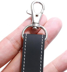 2Pcs ZORZO Loud Bear Bells Hangable PU Leather Keychains Hiking Camping Trekking